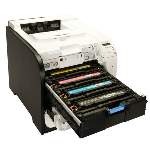 HP LaserJet Pro 400 M451dw printer — compatible cartridges available